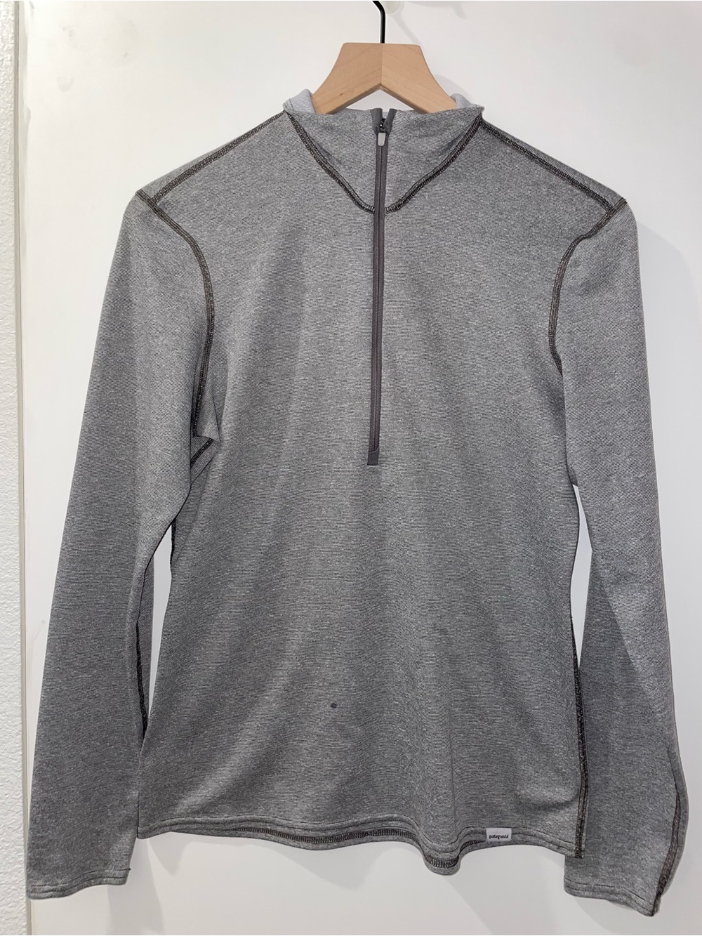 Patagonia Capilene 3 Midweight Zip-Neck | Women’s Medium | Quarter Zip | Grey